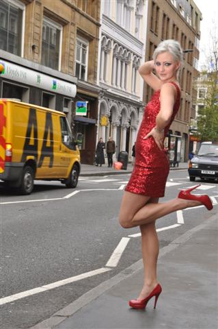 Female model photo shoot of Carina Michelle in London Street