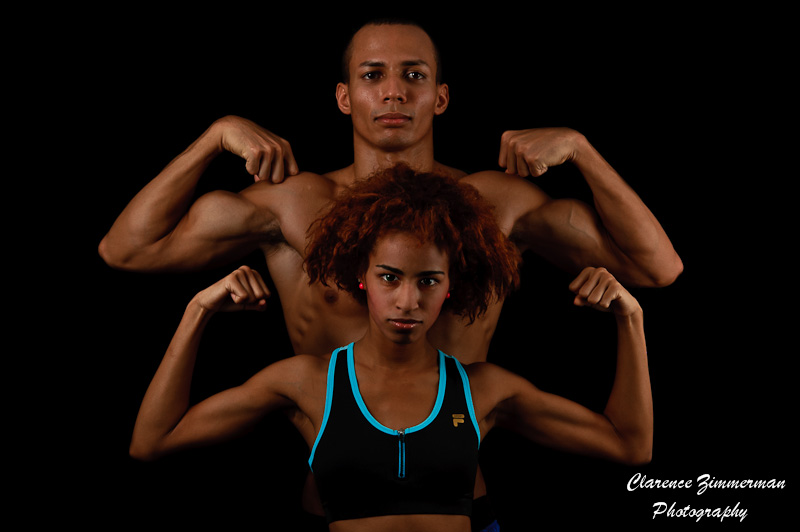 Male and Female model photo shoot of Clarence Zimmerman, Lady Pelvic and Hile in Orlando, Florida