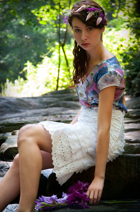 Female model photo shoot of Provocation Designs in Asheville