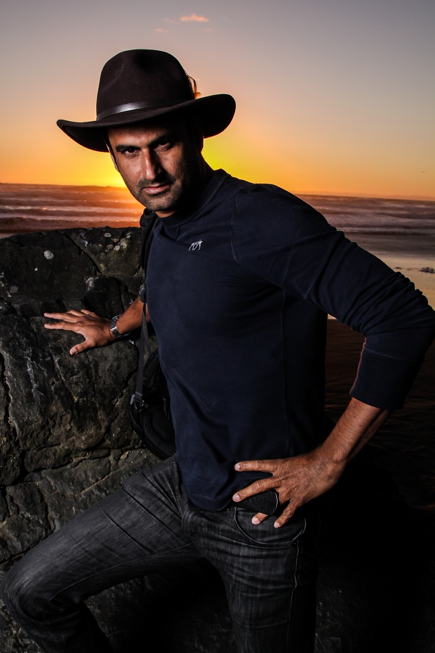 Male model photo shoot of Askari Photography in Muriwai Beach, Auckland