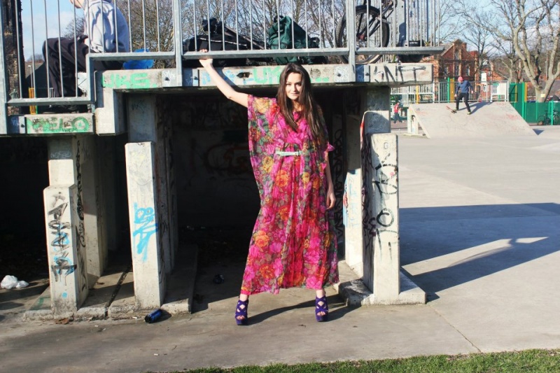 Female model photo shoot of Kelly Evans Carpenter in Hyde Park skatepark