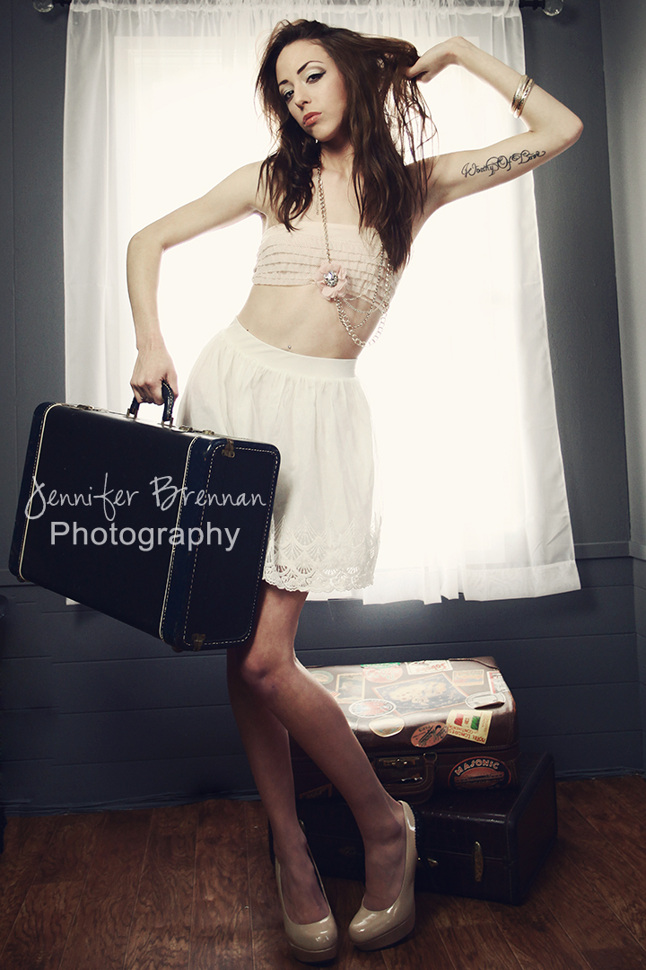 Female model photo shoot of Jennifer Brennan in Jennifer Brennan Photography studio