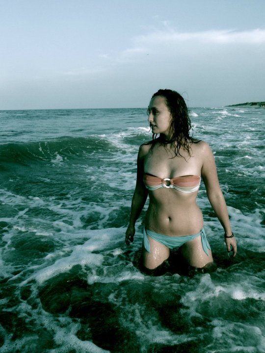 Female model photo shoot of Eden Eccentric in sandbridge