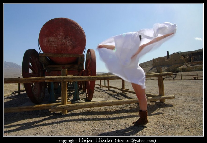 Female model photo shoot of dottiej by Dejan Dizdar in death valley, ca