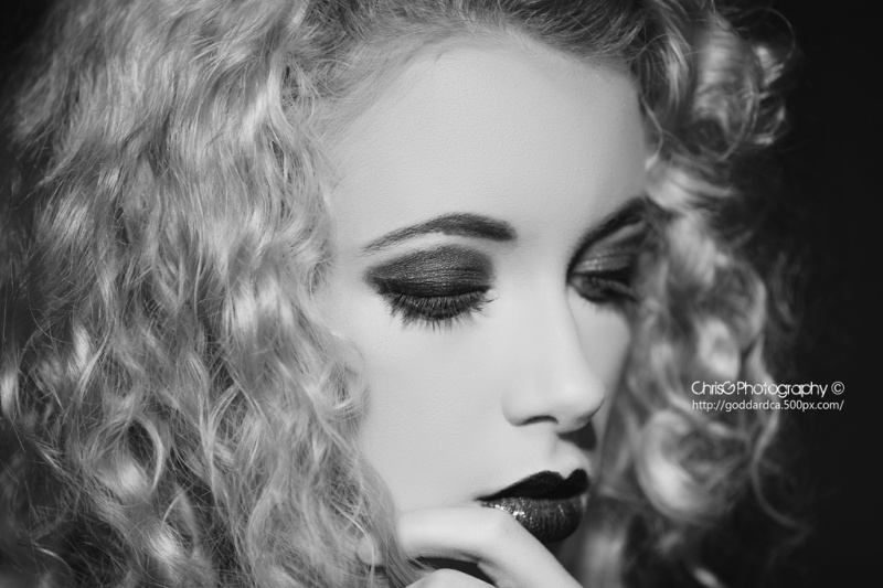 Female model photo shoot of Keanna K Hair Stylist by ChrisG Photography