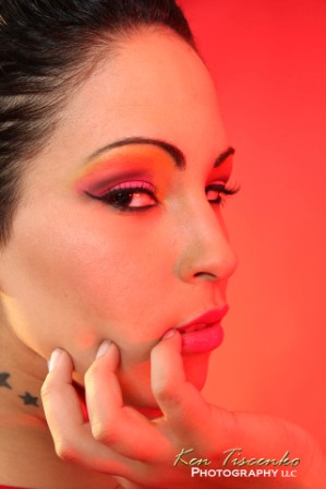 Female model photo shoot of Makeup By Jesseca