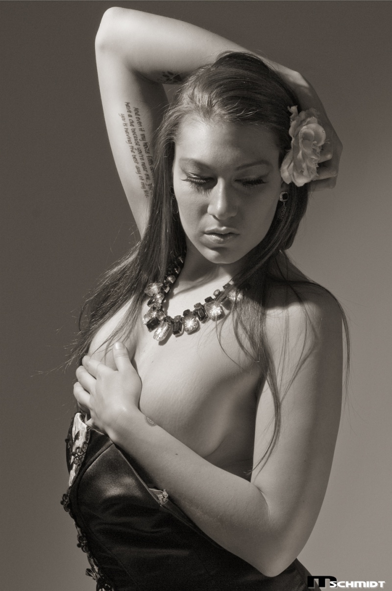 Female model photo shoot of Genevieve Rousseau by Matt Schmidt Photo