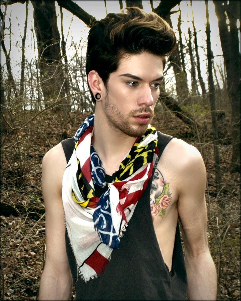 Male model photo shoot of Riley Foxx in Cincinnati, Ohio