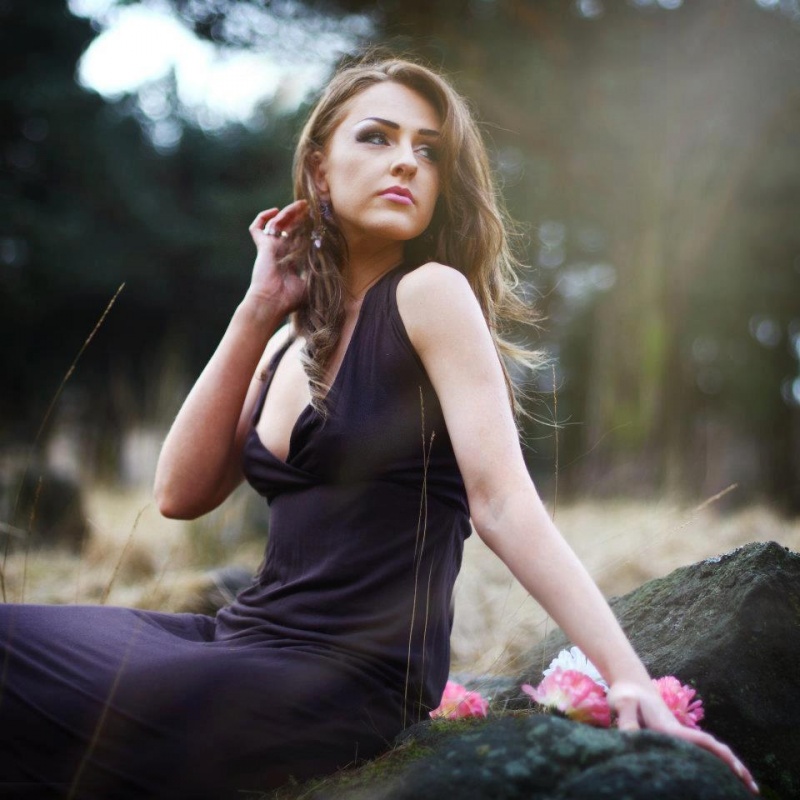 Female model photo shoot of Samantha Sky Cunningham in Dovestones Reservoir