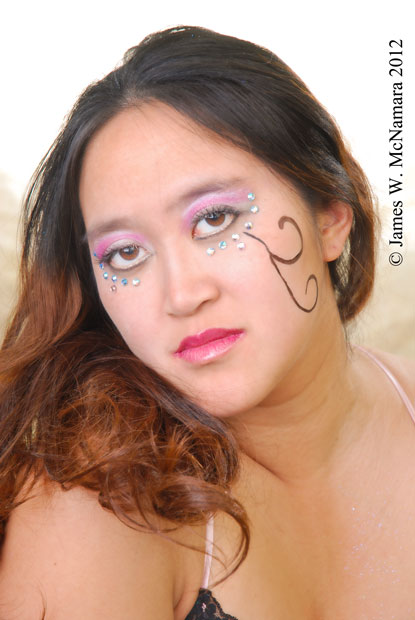 Female model photo shoot of colorme and winking_wonder