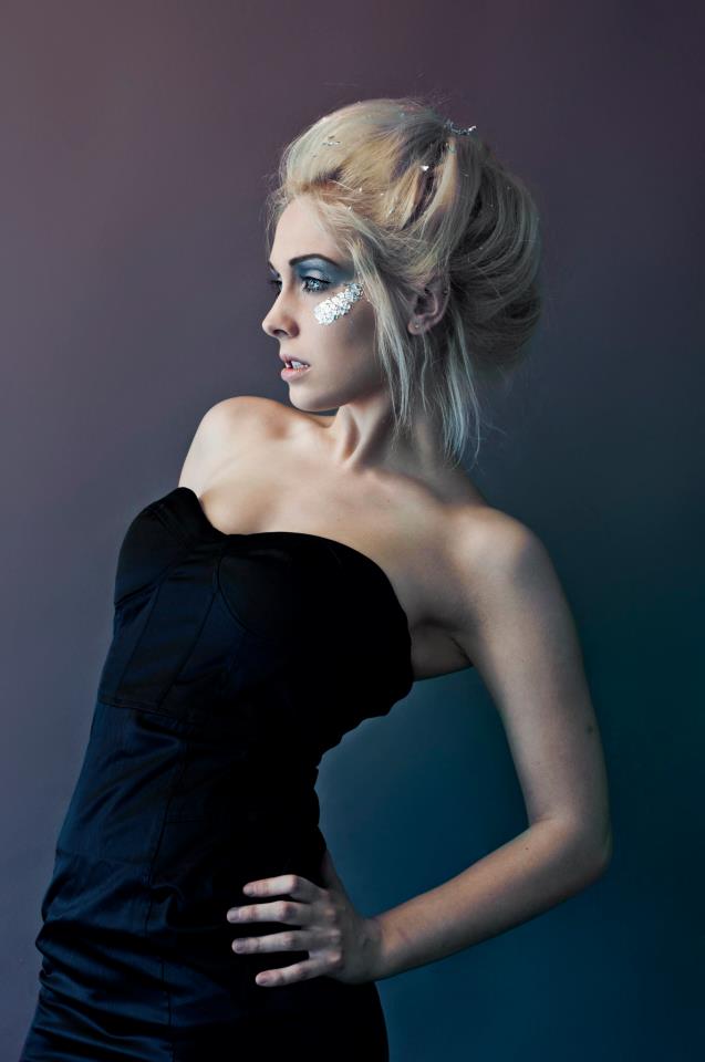 Female model photo shoot of Julia Icone by Laura Elizabeth Photo, makeup by Amanda Marsala Makeup