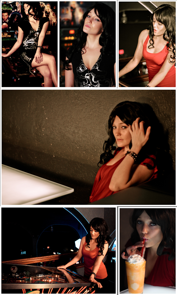 Female model photo shoot of Krysten Johansen by Havoc Images in Ground Kontrol - Portland OR