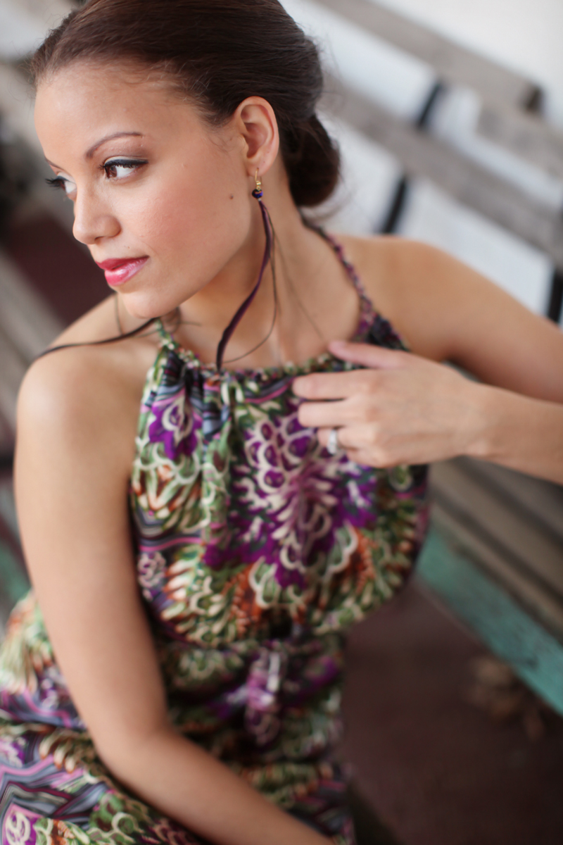 Female model photo shoot of Phee - hair designer and Desiree Marie F, clothing designed by Swank Underpinnings