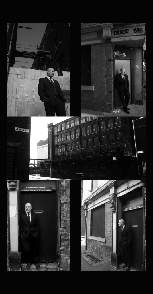 Male model photo shoot of Dave Schofield and Tim Peters in Ancoats, Manchester