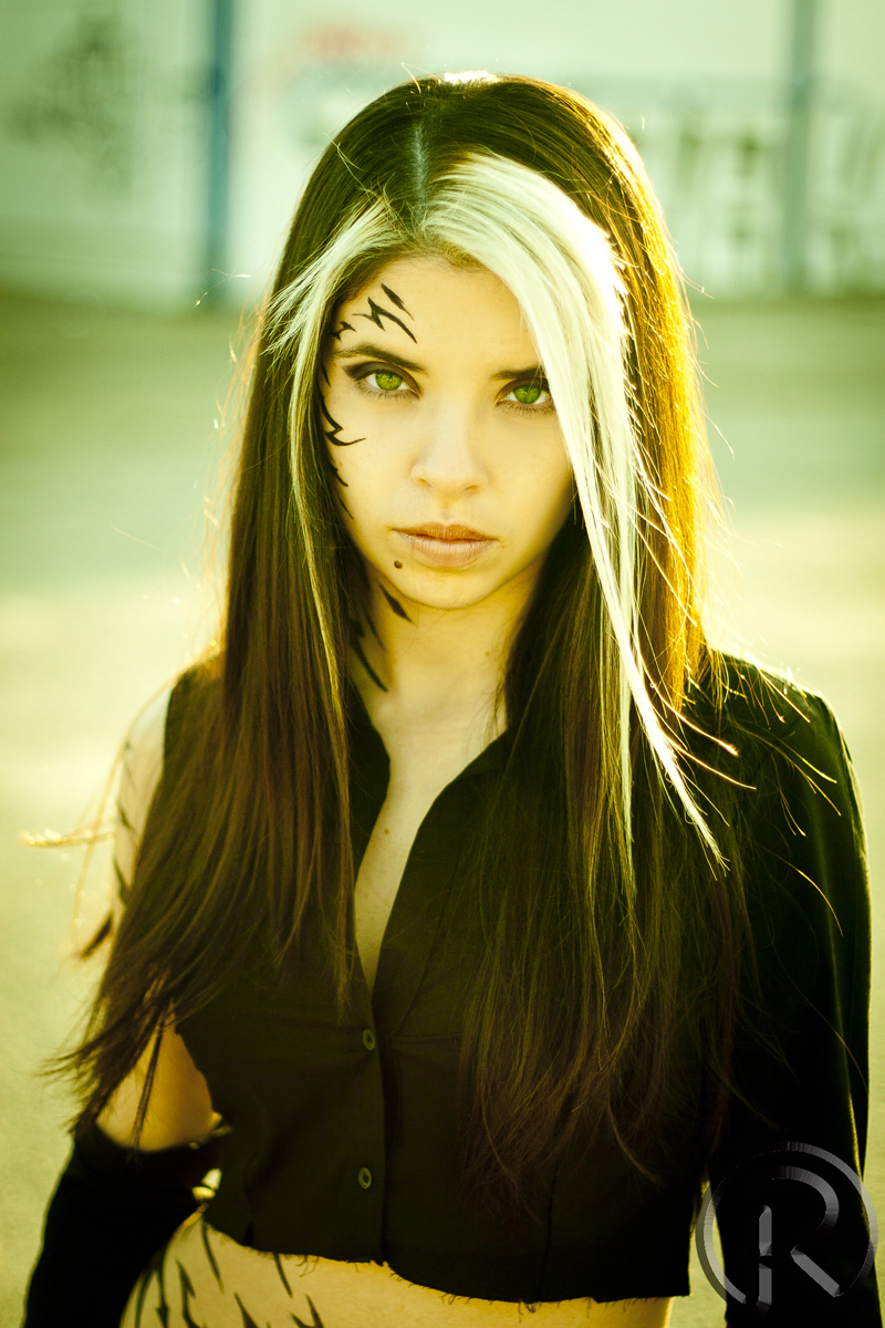 Female model photo shoot of KatFrench  by RickBas in San Gabriel