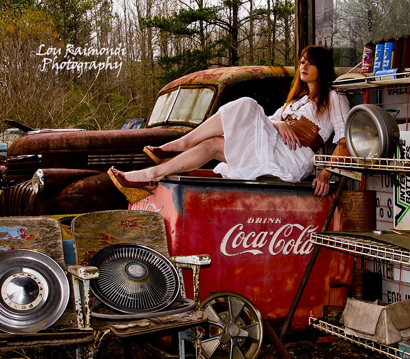 Female model photo shoot of JungleCatGirl in Old Car City..White, GA