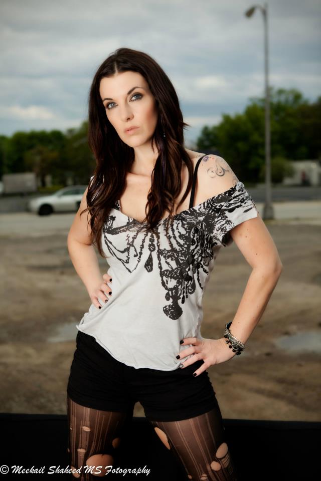 Female model photo shoot of Jill Ashley in Lucky 7 Tattoo