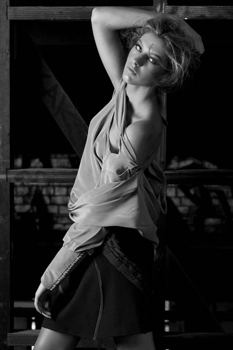 Female model photo shoot of Sammy Anderson by Kel Blake, wardrobe styled by Barski Creative, clothing designed by Yoonie