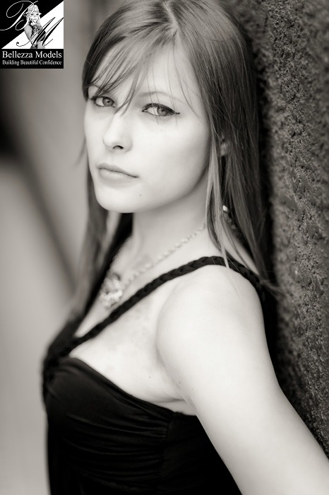 Female model photo shoot of Melissa Hemenway in downtown Tucson