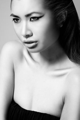 Female model photo shoot of M_Nguyen, makeup by SCHOLASTIC MAKEUP