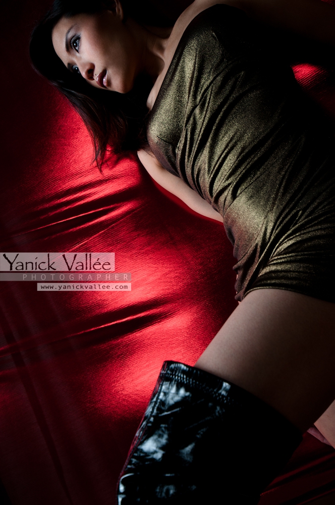 Female model photo shoot of Caryn S by Yanick Vallee in Montreal, Canada