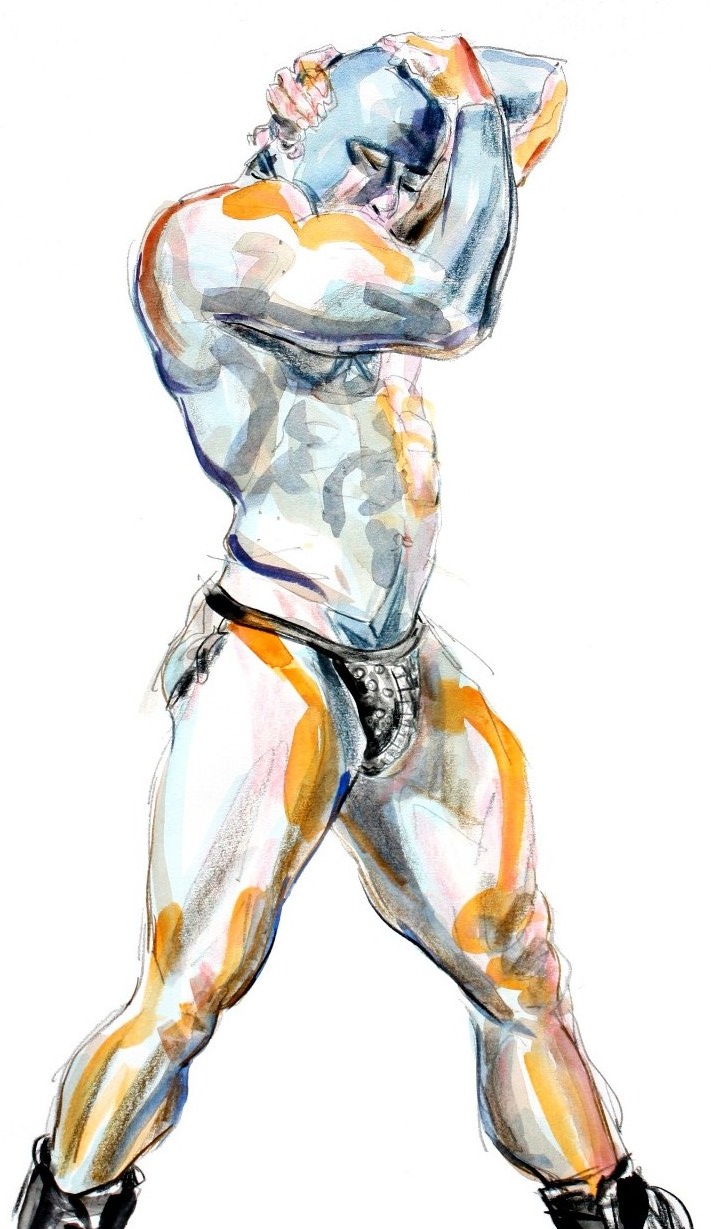 Male model photo shoot of Physique Illustration 