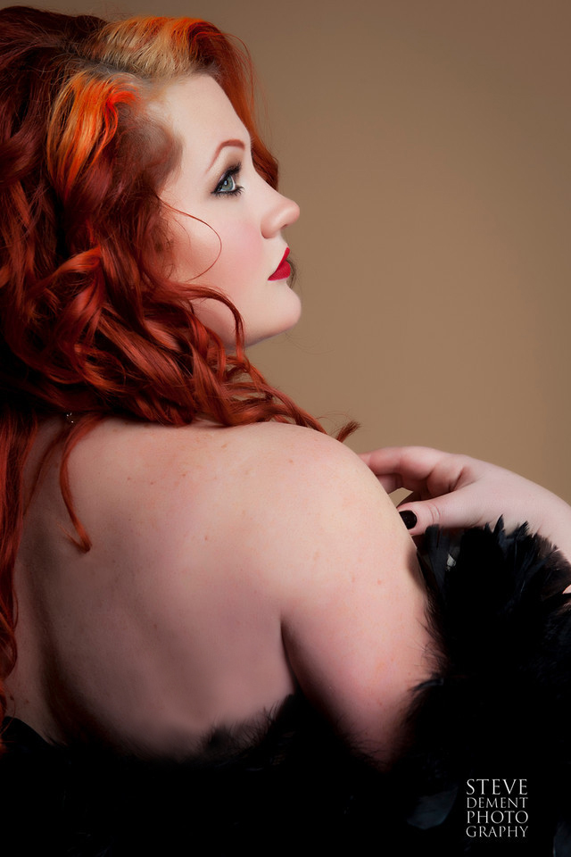 Female model photo shoot of Ginger Snaps in Austin, TX