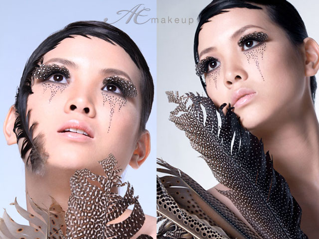 Female model photo shoot of Amanda Elfiana in LaSalle College International Jakarta