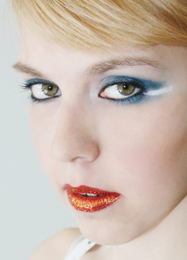 Female model photo shoot of The Best Make up Artist in London