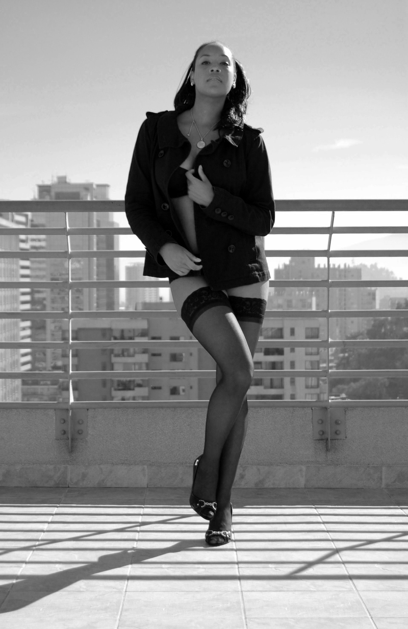 Female model photo shoot of Hope Ashley  in Santiago, Chile