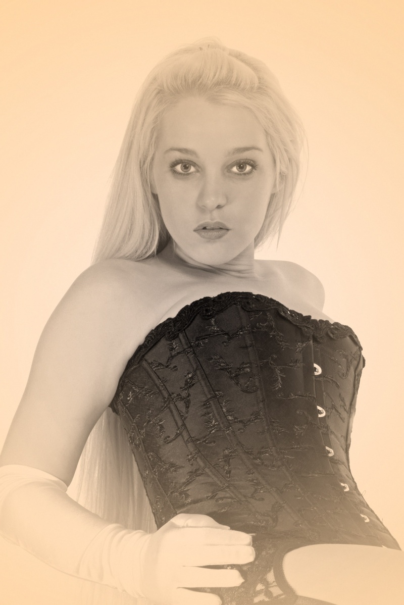 Female model photo shoot of Snow flake by Howick Image Studio