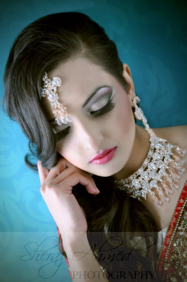 Female model photo shoot of Javeys Makeup Academy in Javeys bridal academy Luton