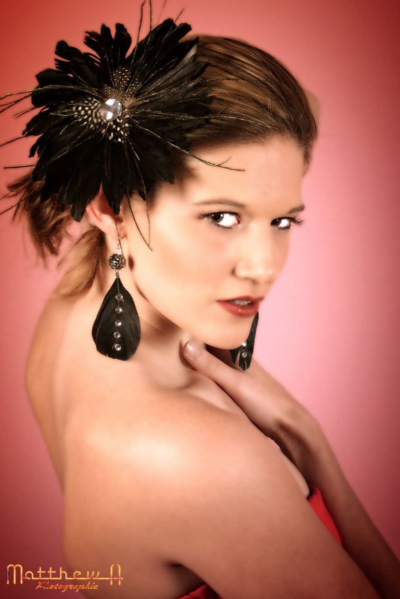 Female model photo shoot of Holda in petal