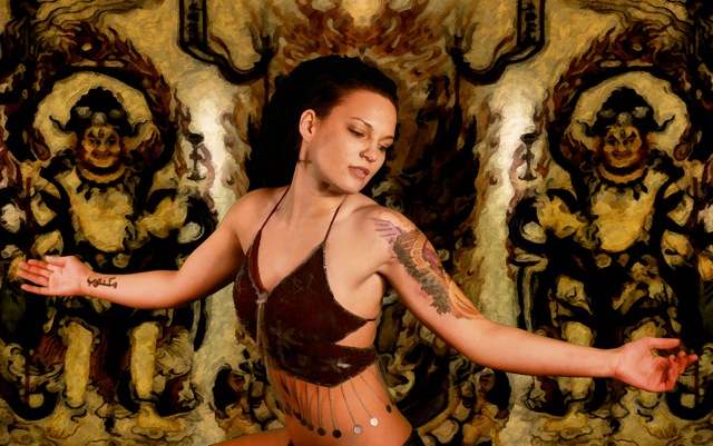 Female model photo shoot of Lotus de la Circus