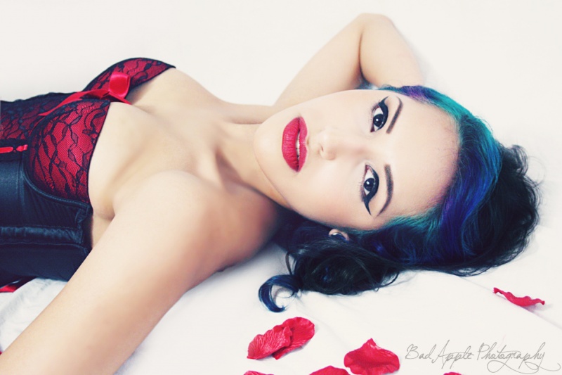 Female model photo shoot of Ashley Dawn Cupcake by BadApple Photography