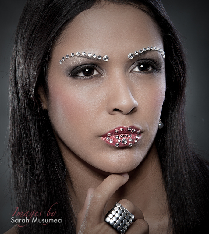 Female model photo shoot of Sarah Musumeci Photos in North Andover Studio, makeup by Theresa Gallagher MUA