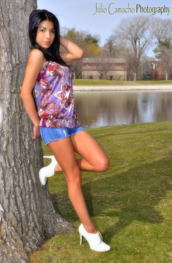 Female model photo shoot of Marisa Espinoza by Julio Camacho in Liberty Park