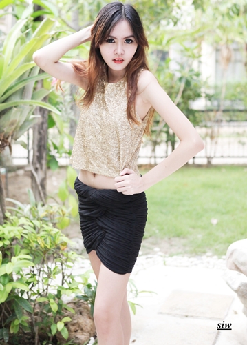 Female model photo shoot of monticha by SIW in bangkok
