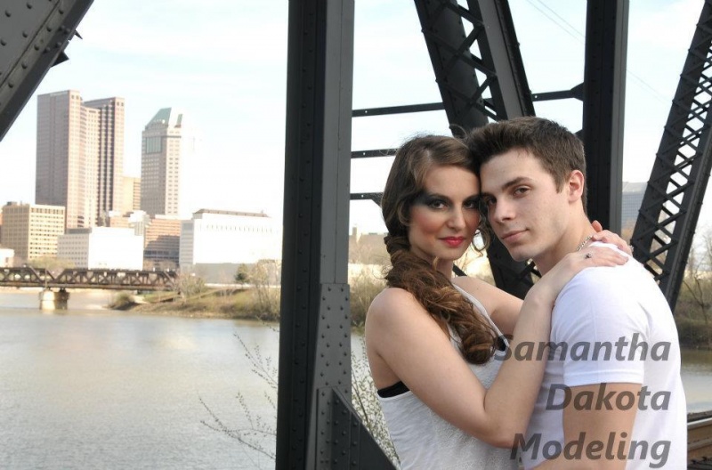Female model photo shoot of Styling by Taylor in Confluence Park Downtown Columbus