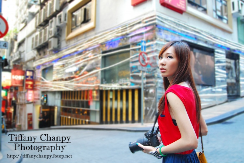 Female model photo shoot of tiffanychanpy in HONG KONG