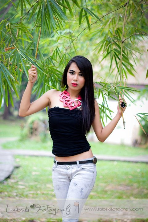 Female model photo shoot of Labski Fotografi in Ninoy Aquino Parks & Wildlife, QC, makeup by Perk Up-MakeUp By LJ