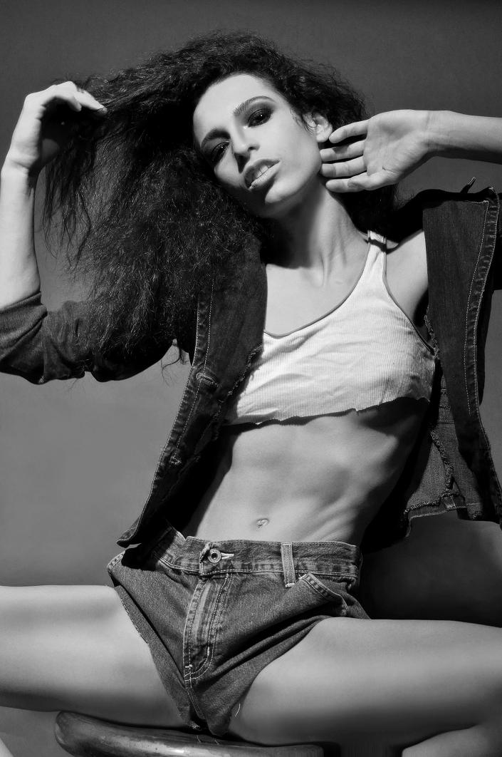 Female model photo shoot of Lilia  Martinez and Nyssa Elle by RobKleinimages