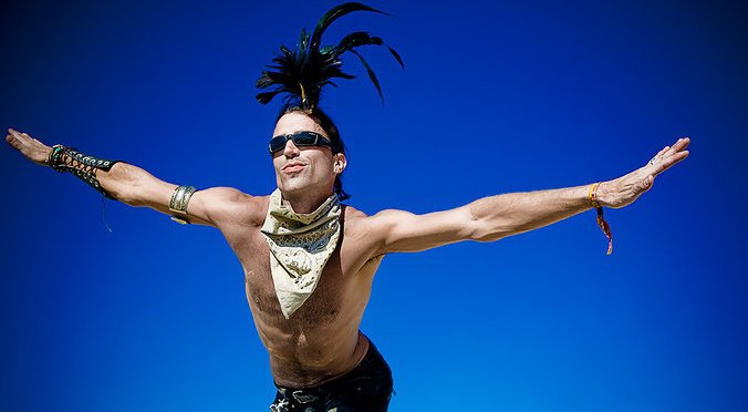 Male model photo shoot of daniel cheli in Burning Man