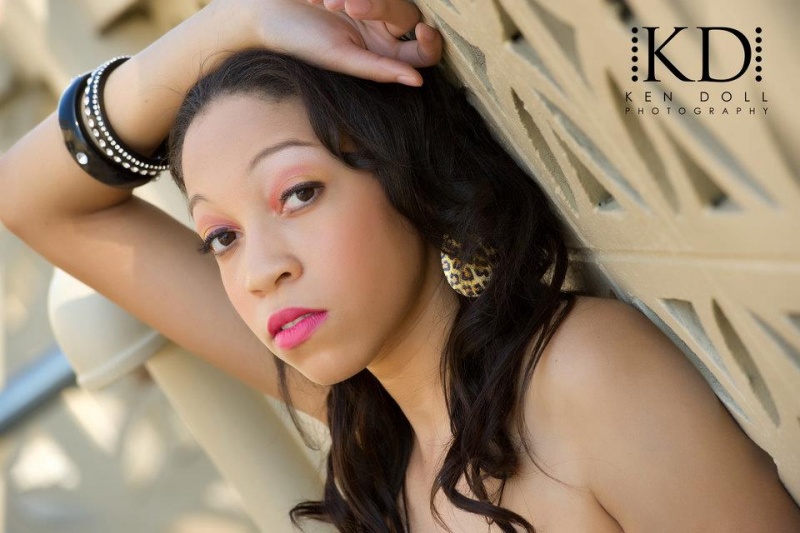 Female model photo shoot of Camii Gayden by KenDollPhotography