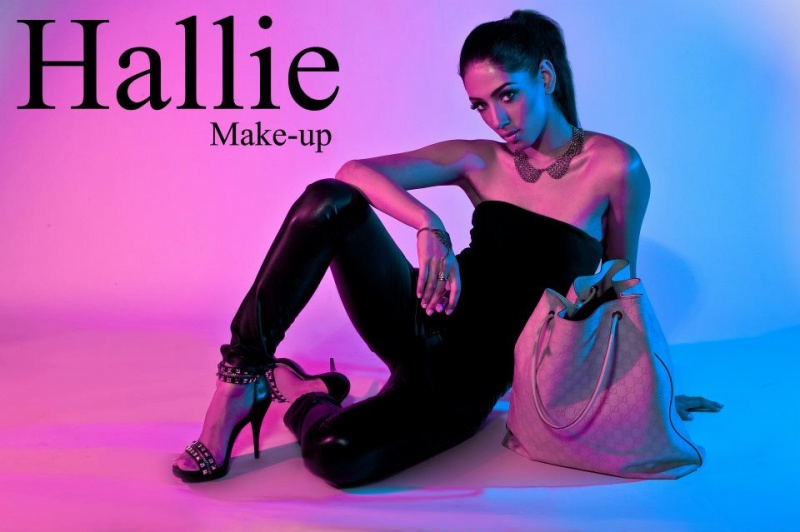 Female model photo shoot of HALLIE HAIR MUA STYLIST