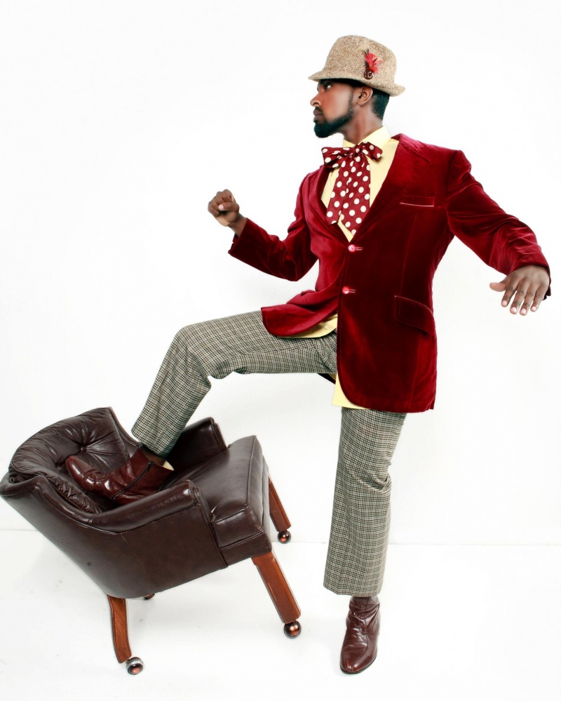 Male model photo shoot of MrSega in Uptown Studio / Mario B Productions, wardrobe styled by Mario B Productions