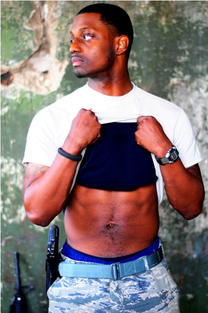 Male model photo shoot of Chris Gaiters by Gator Graphix in Afghanistan
