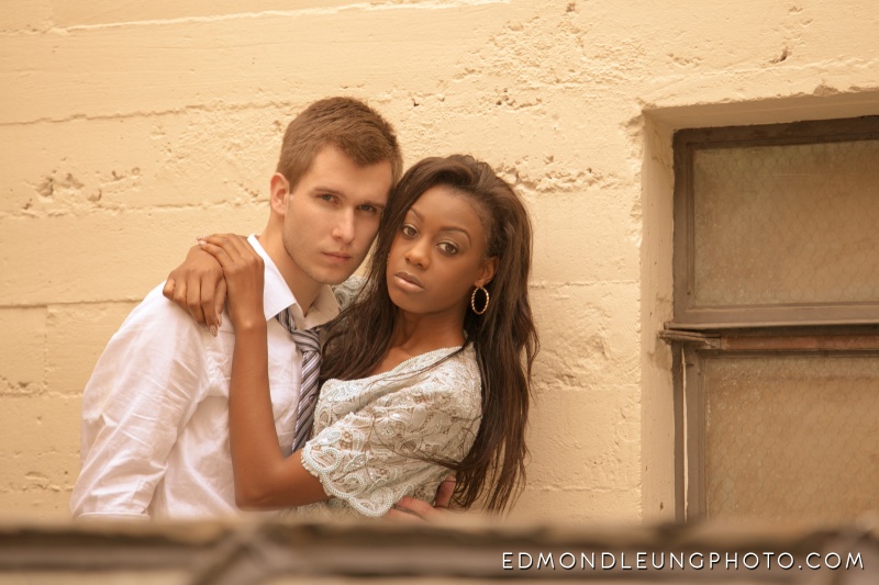 Male and Female model photo shoot of Jordan Harris  and Eve Gafuray by Edmond Leung Photo