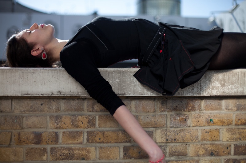 Female model photo shoot of paulina_vv by Baluta Cristian in london