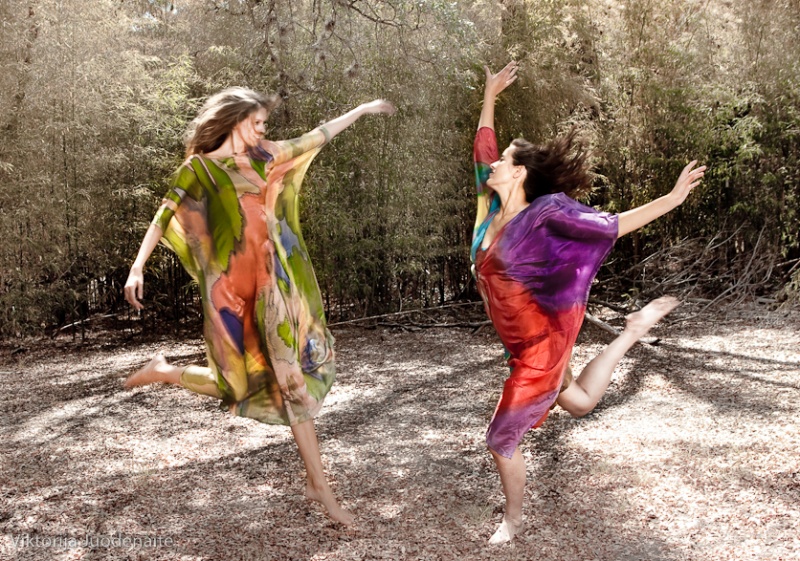 Female model photo shoot of Viktorija Juodenaite, Alexa V and Kimmie Rose in Grey Moss Inn - Grey Forest, Texas
